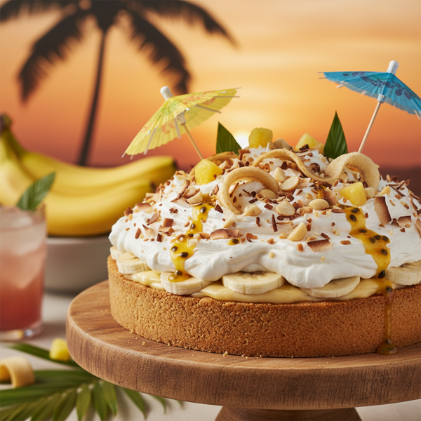 Tropical Banana Dream Pie recipe