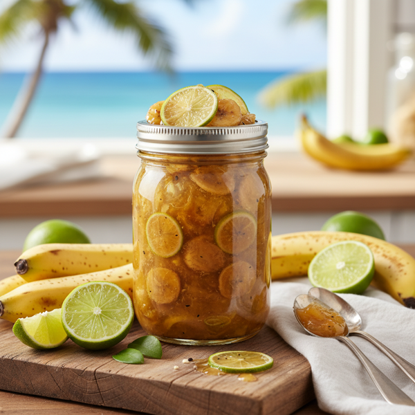 Tropical Banana Lime Preserve recipe