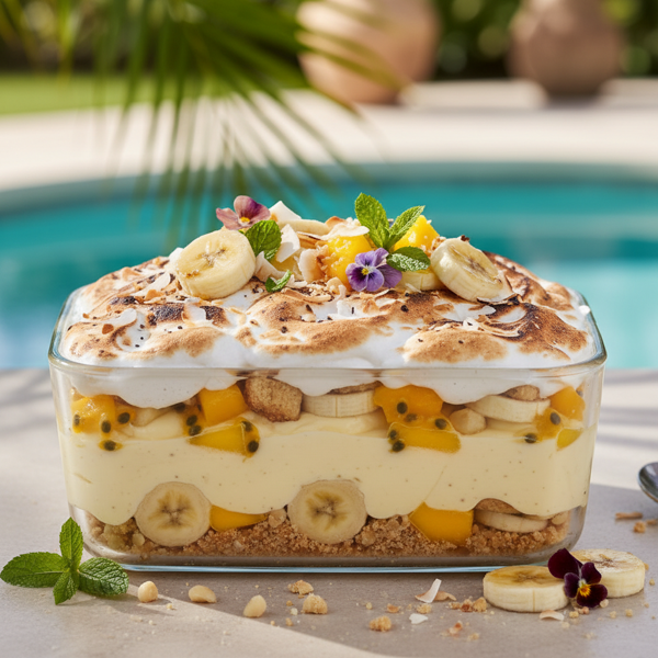 Tropical Banana Pudding Icebox Delight recipe