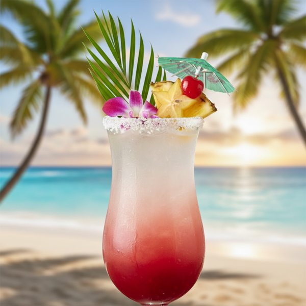 Tropical Bay Breeze Cocktail recipe