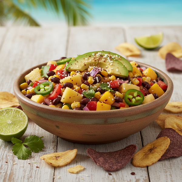 Tropical Bean & Corn Medley Salsa recipe