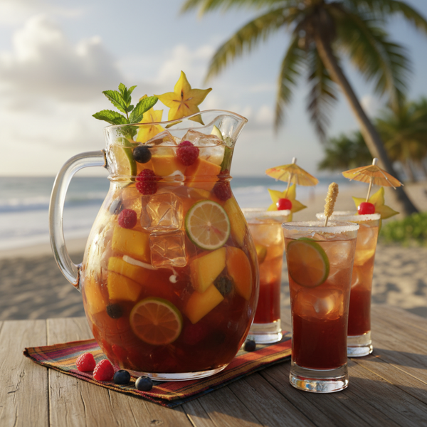 Tropical Belizean Delight Punch recipe