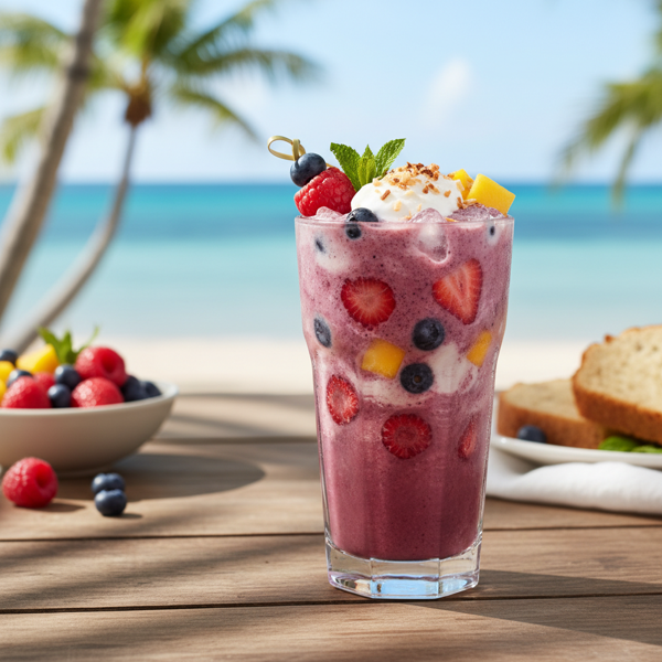 Tropical Berry Bliss Smoothie recipe