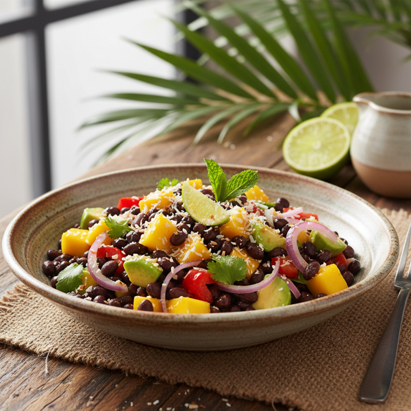 Tropical Black Bean Delight recipe