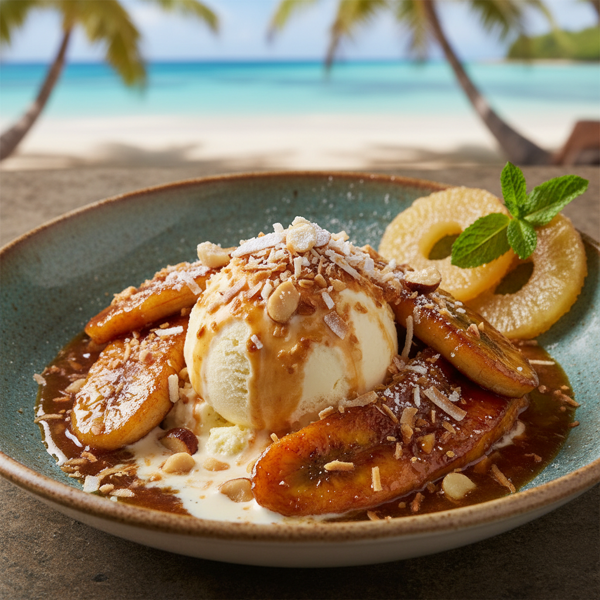 Tropical Bliss Banana Foster recipe