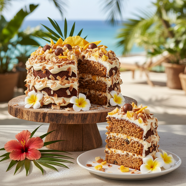 Tropical Bliss Carrot Cake recipe
