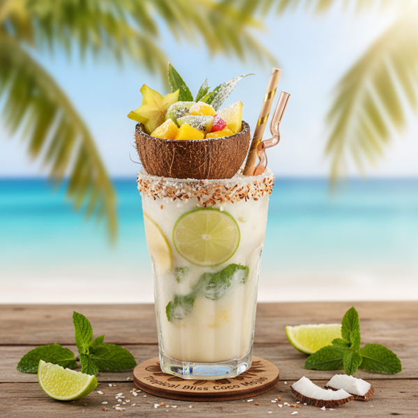 Tropical Bliss Coco Mojito recipe