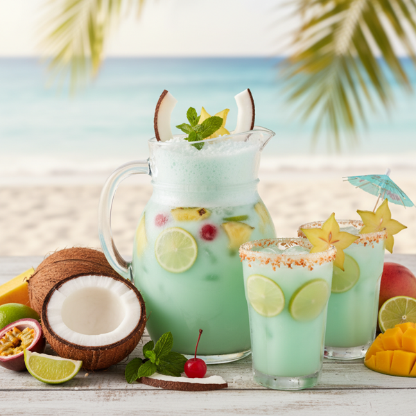 Tropical Bliss Coconut Rum Punch recipe