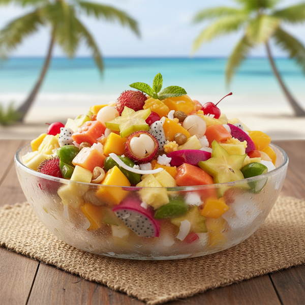 Tropical Bliss Filipino Fruit Salad recipe