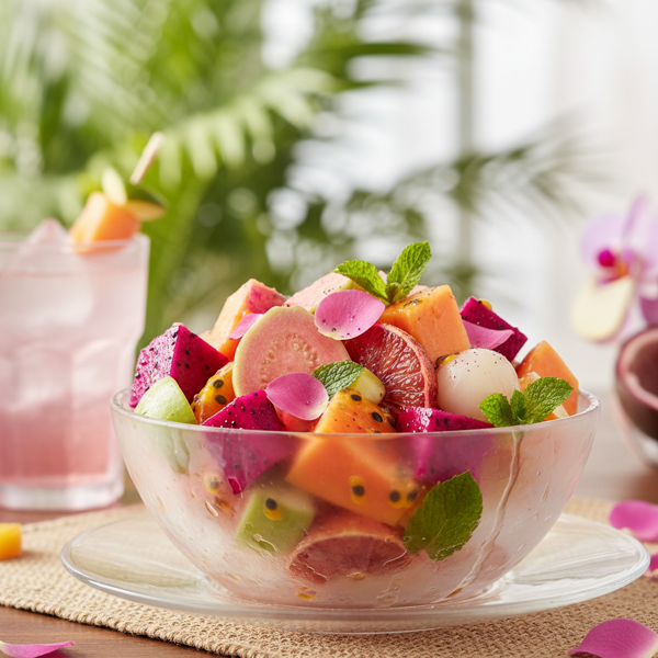 Tropical Bliss Pink Fruit Medley recipe