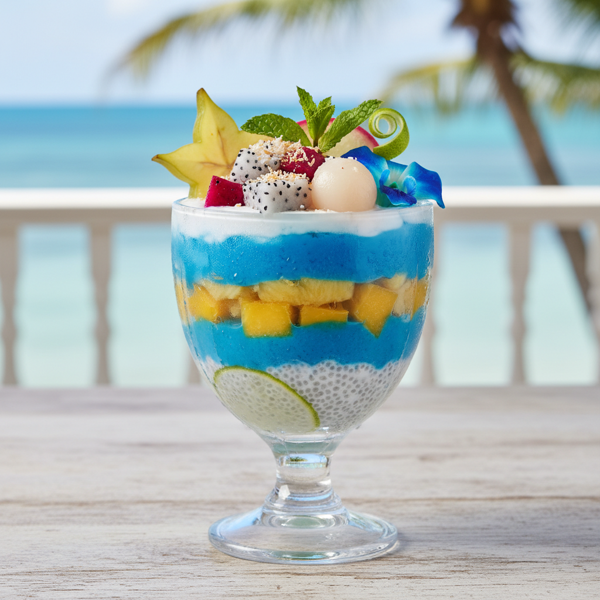 Tropical Blue Bliss recipe