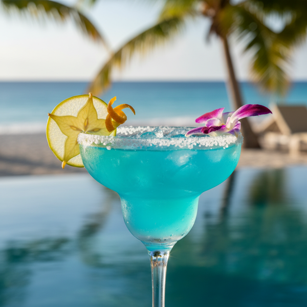 Tropical Blue Lagoon Margarita recipe