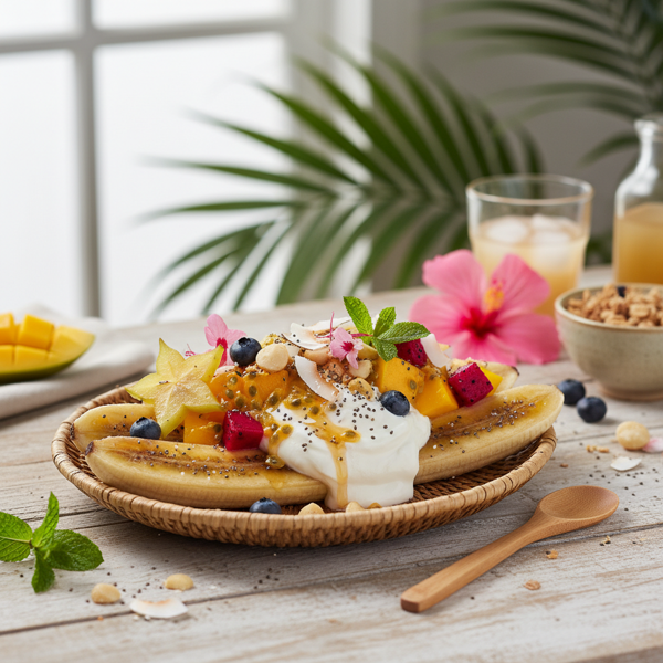 Tropical Breakfast Banana Delight recipe