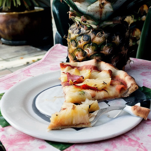 Tropical Canadian Bacon & Pineapple Pizza recipe