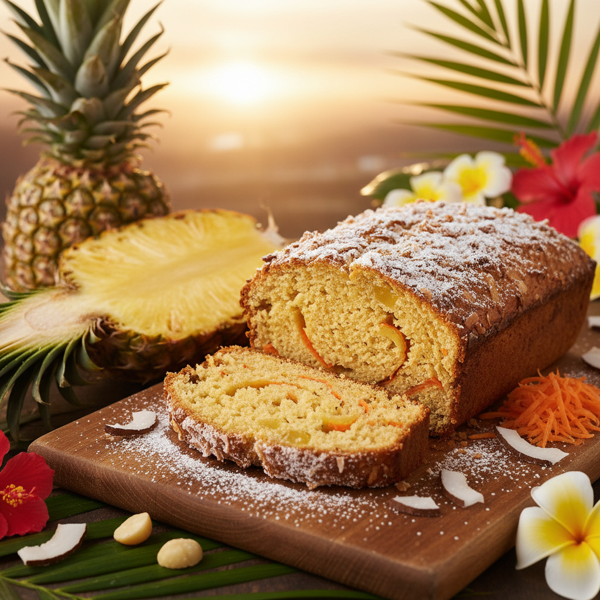 Tropical Carrot-Pineapple Bread recipe