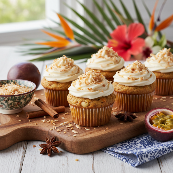 Tropical Carrot Delight Muffins recipe