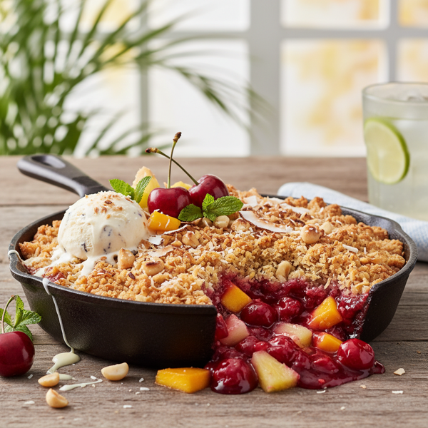 Tropical Cherry Delight Dump Cake recipe