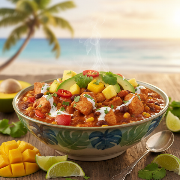 Tropical Chicken Chili Delight recipe