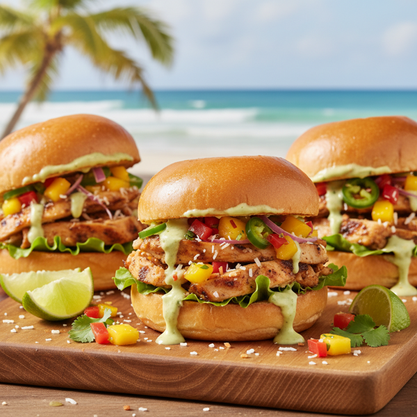 Tropical Chicken Sliders recipe
