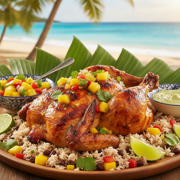 Tropical Cilantro Grilled Chicken recipe