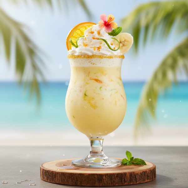 Tropical Citrus Banana Bliss Shake recipe