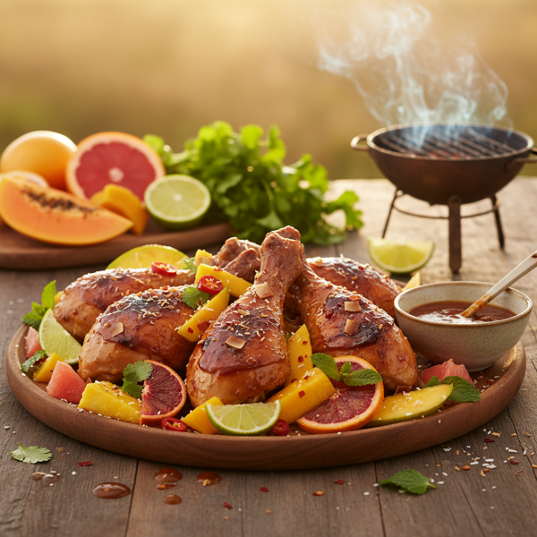 Tropical Citrus Barbecue Chicken recipe