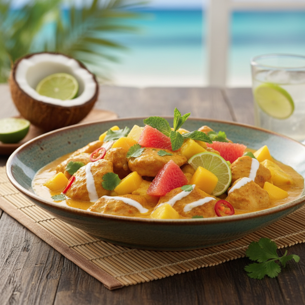 Tropical Citrus Curry Chicken recipe
