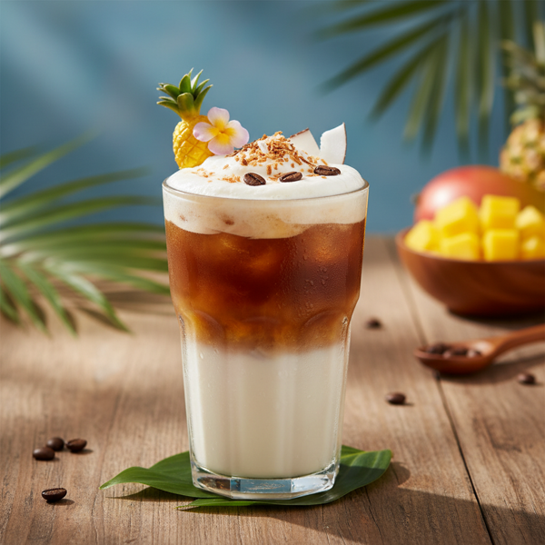 Tropical Coconut Cold Brew Delight recipe