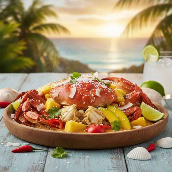 Tropical Coconut Crab Delight recipe