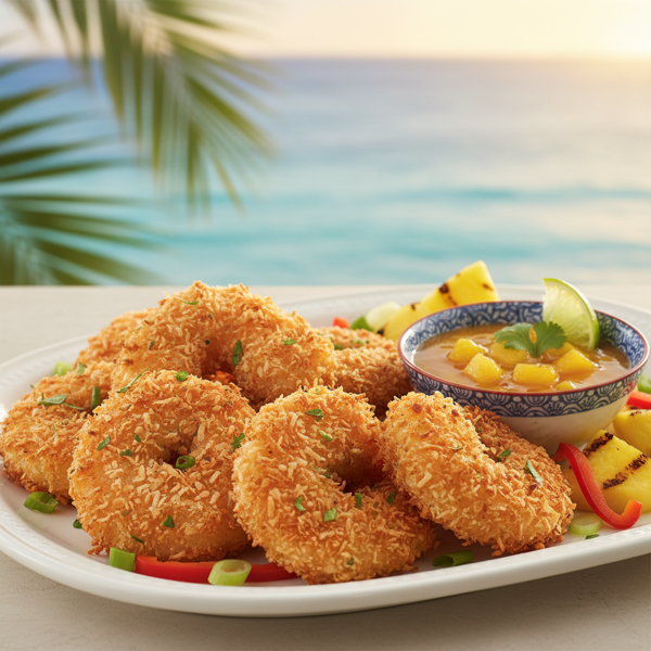 Tropical Coconut Crusted Shrimp recipe