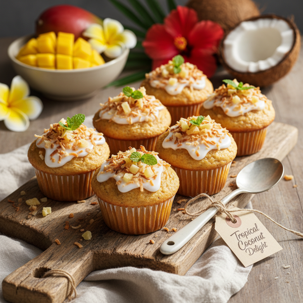 Tropical Coconut Delight Muffins recipe
