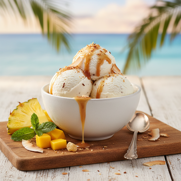 Tropical Coconut Dream Ice Cream recipe