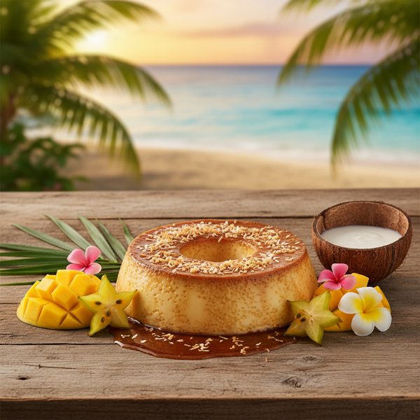 Tropical Coconut Flan Delight recipe