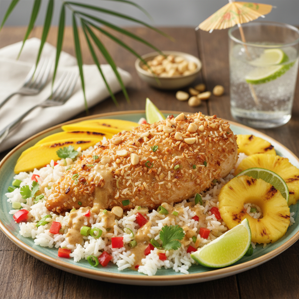 Tropical Coconut Macadamia Chicken Delight recipe
