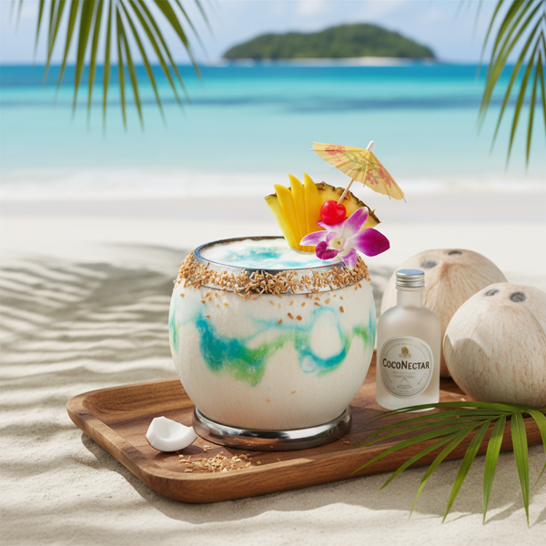 Tropical Coconut Paradise Cocktail recipe
