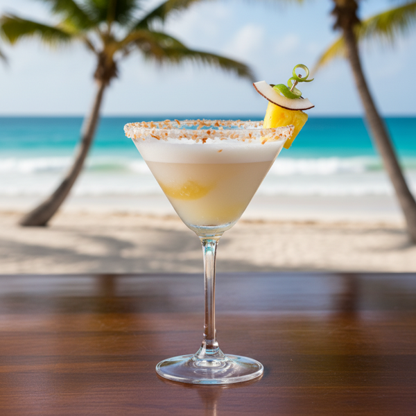 Tropical Coconut Pineapple Martini recipe