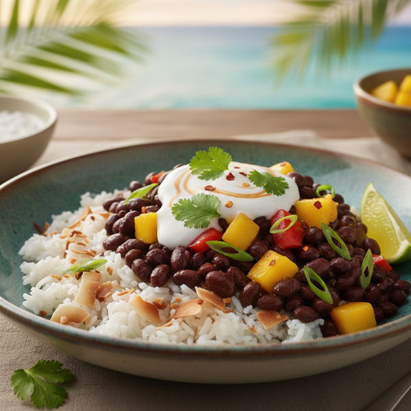 Tropical Coconut & Black Bean Delight recipe