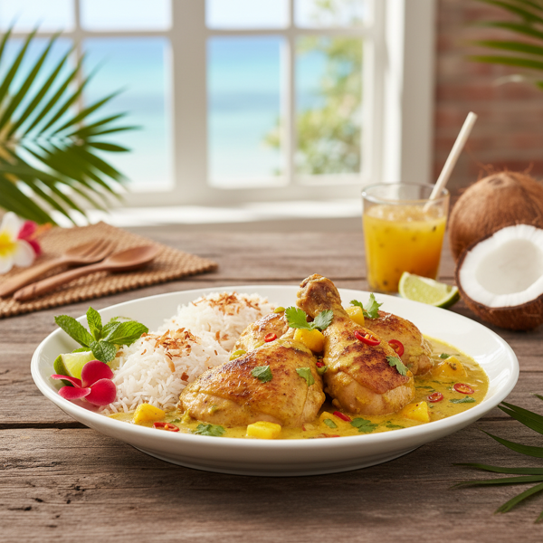 Tropical Curried Chicken Delight recipe