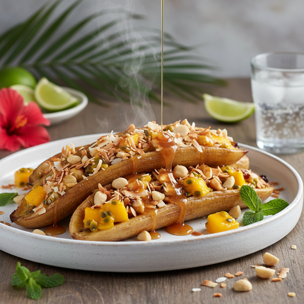 Tropical Delight Baked Bananas recipe