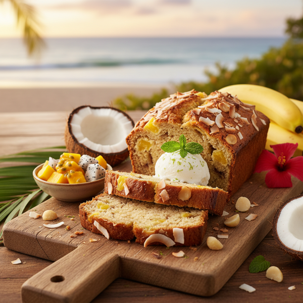 Tropical Delight Banana Bread recipe