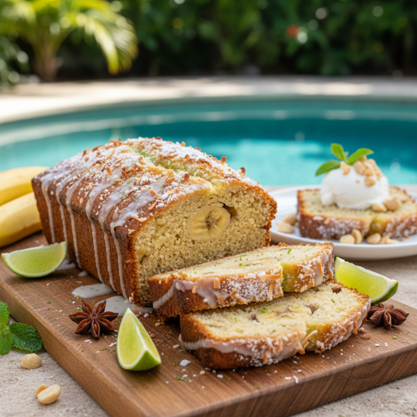 Tropical Delight Banana Lime Bread recipe