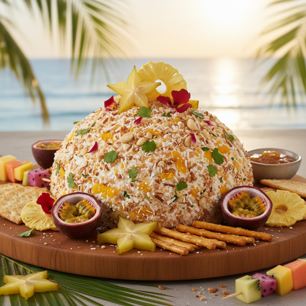 Tropical Delight Cheese Ball recipe