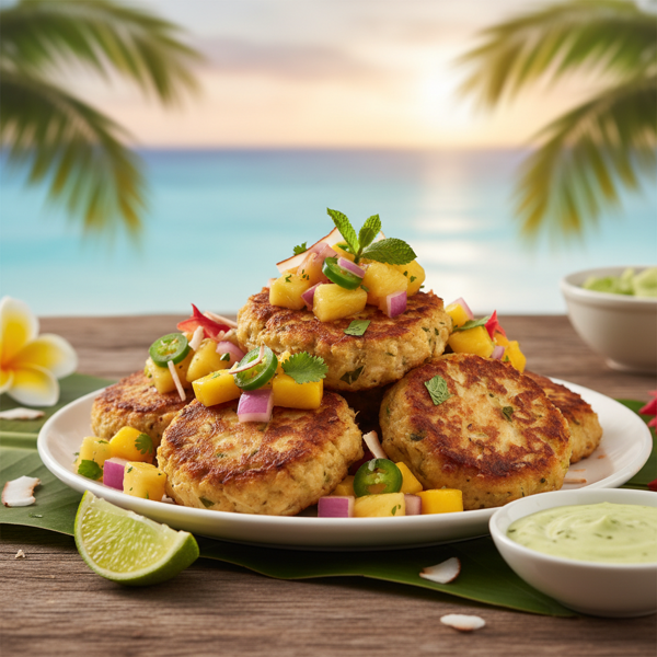 Tropical Delight Crab Cakes recipe
