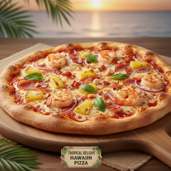 Tropical Delight Hawaiian Pizza recipe