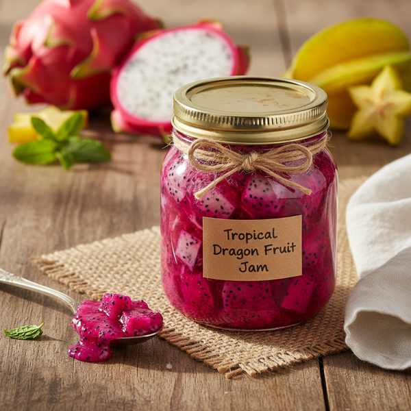 Tropical Dragon Fruit Jam recipe