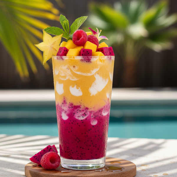 Tropical Dragonfruit Mango Refresher recipe