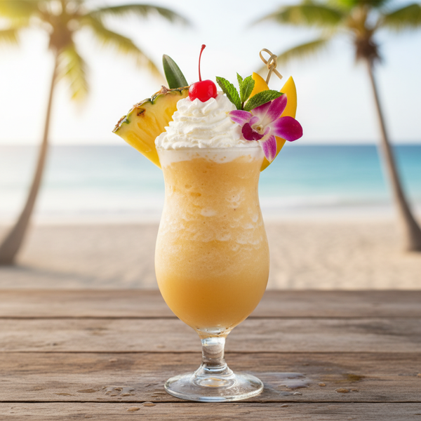 Tropical Frozen Pineapple-Mango Daiquiri recipe