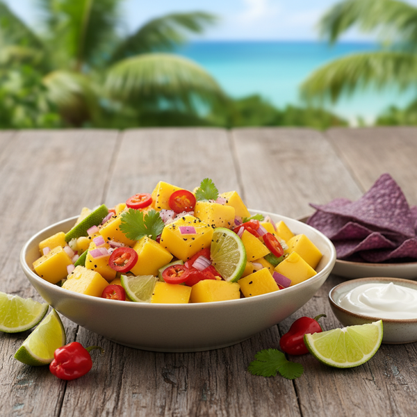 Tropical Habanero Mango Salsa recipe