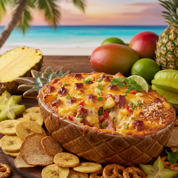 Tropical Ham & Cheese Delight Dip recipe