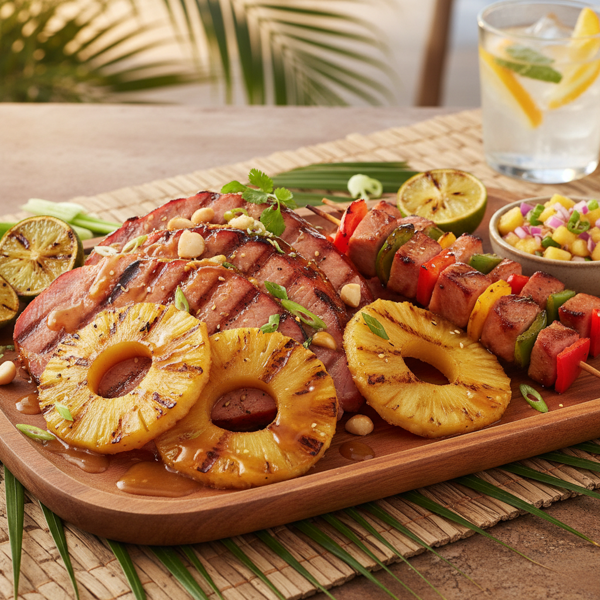 Tropical Ham & Pineapple Grilled Delight recipe